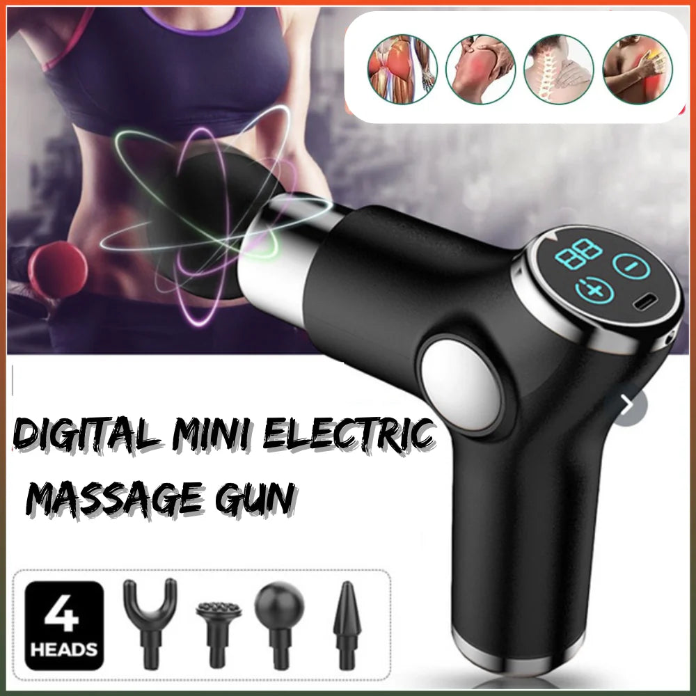 DIGITAL MINI ELECTRIC MASSAGE GUN