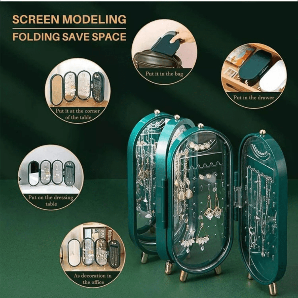 FOLDABLE JEWELRY BOX